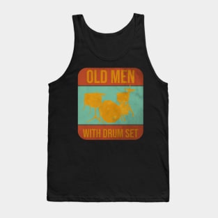 Old men with drum set classic Tank Top